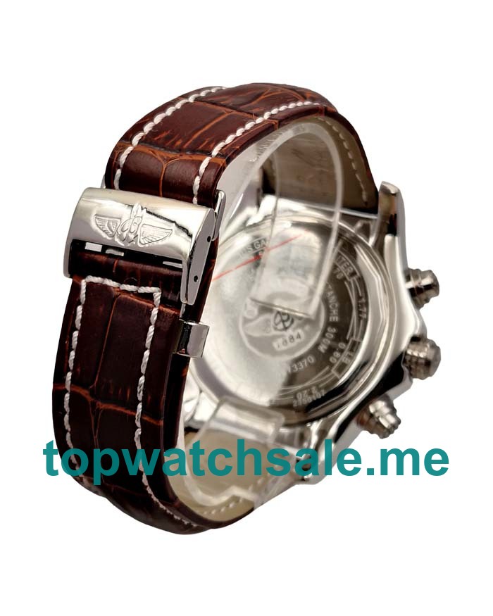 UK 48.4MM White Dials Breitling Super Avenger A13370 Replica Watches