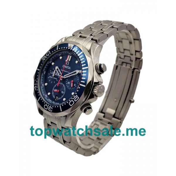 UK 47MM Blue Dials Omega Seamaster 300 M 212.30.44.50.03.001 Replica Watches
