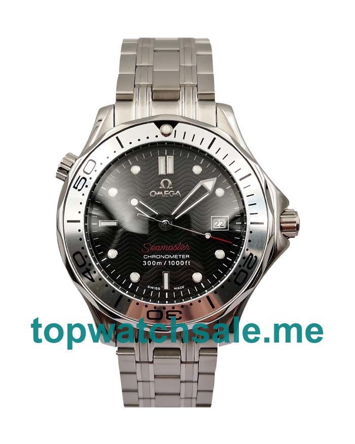 UK 42MM Black Dials Omega Seamaster 300 M 2251.50 Replica Watches