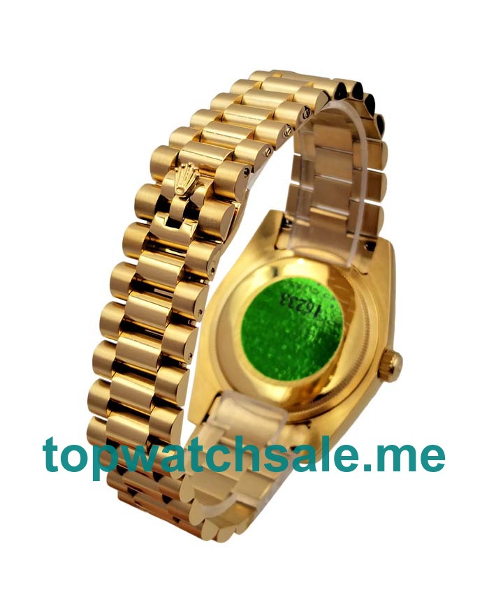 UK 36MM Champagne Dials Rolex Day-Date 118238 Replica Watches