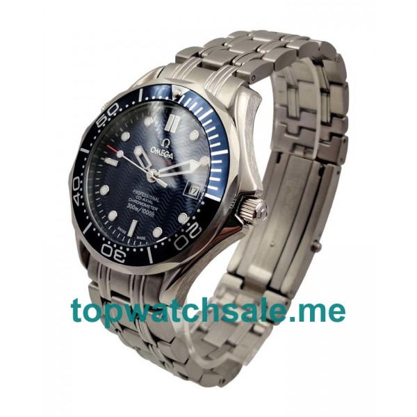 UK 41MM Blue Dials Omega Seamaster 300 M 2222.80.00 Replica Watches