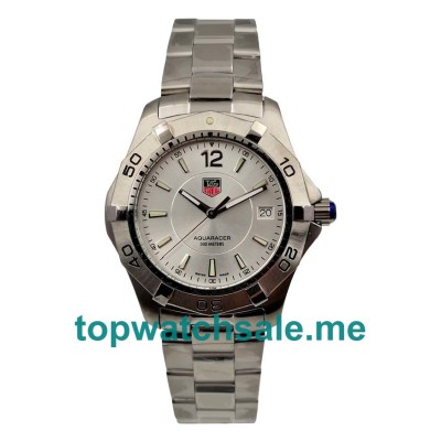UK 39MM Silver Dials TAG Heuer Aquaracer WAF1111.BA0801 Replica Watches