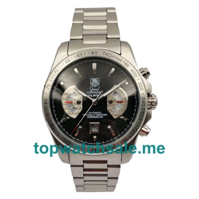 UK 44MM Black Dials TAG Heuer Grand Carrera CAV511A.BA0902 Replica Watches