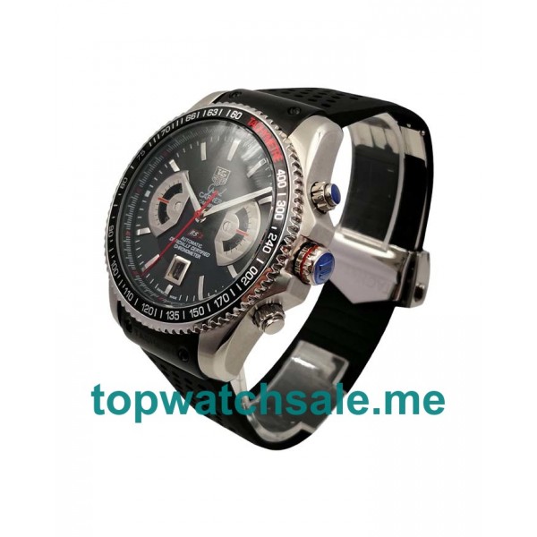 UK 45MM Black Dials TAG Heuer Grand Carrera CAV511C.FT6016 Replica Watches