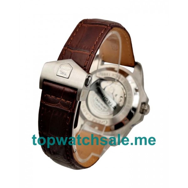 UK 44MM Replica TAG Heuer Grand Carrera WAV5112.FC6225 Silver Dials Watches