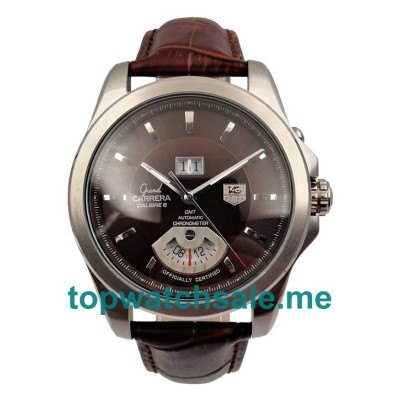 UK 44MM Replica TAG Heuer Grand Carrera WAV5113.FC6231 Brown Dials Watches