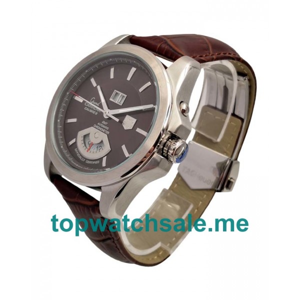 UK 44MM Replica TAG Heuer Grand Carrera WAV5113.FC6231 Brown Dials Watches