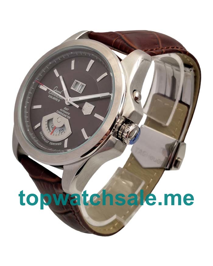 UK 44MM Replica TAG Heuer Grand Carrera WAV5113.FC6231 Brown Dials Watches