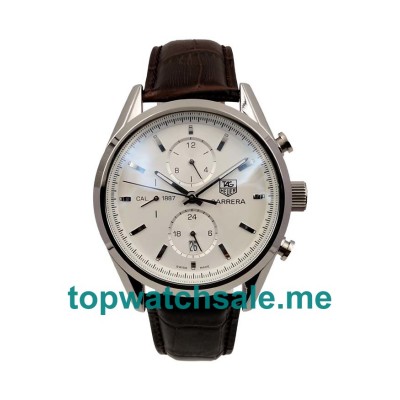 UK 44MM Silver Dials TAG Heuer Carrera CAR2111.FC6291 Replica Watches