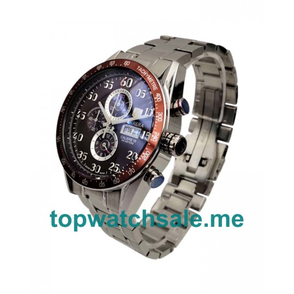 UK 44MM Replica TAG Heuer Carrera CV2A1S.BA0799 Brown Dials Watches