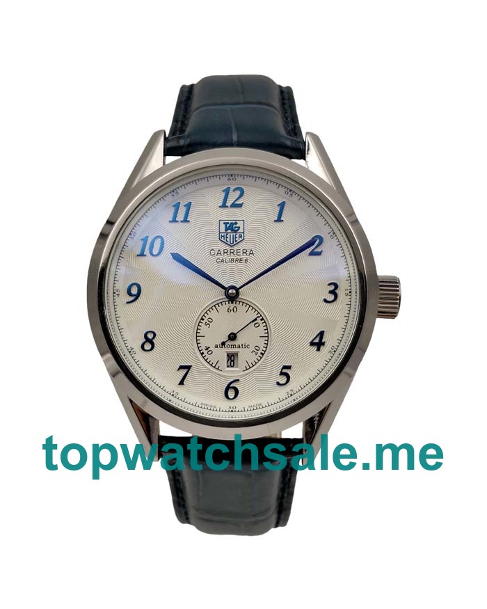 UK 43.5MM Silver Dials Replica TAG Heuer Carrera WAS2111.FC6293 Watches