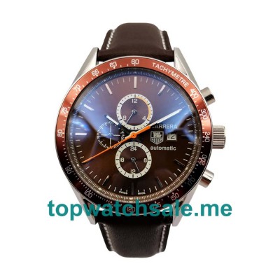 UK 42MM Brown Dials TAG Heuer Carrera CV2013.FC6234 Replica Watches