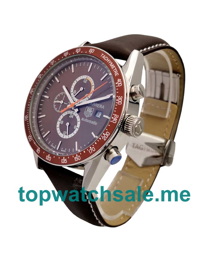 UK 42MM Brown Dials TAG Heuer Carrera CV2013.FC6234 Replica Watches