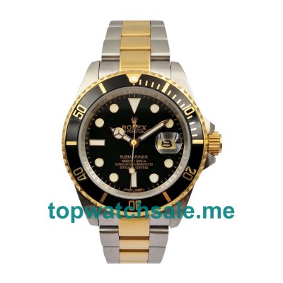 UK 40MM Black Dials Rolex Submariner 116613 LN Replica Watches