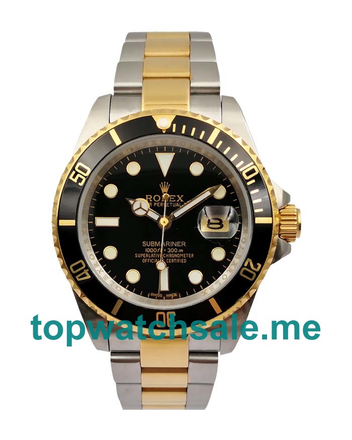 UK 40MM Black Dials Rolex Submariner 116613 LN Replica Watches