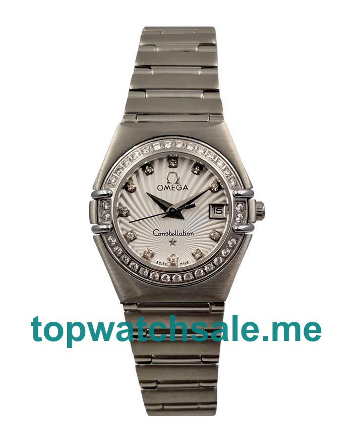 UK 28MM Diamond Hour Markers Omega Constellation 123.15.27.20.55.001 Replica Watches