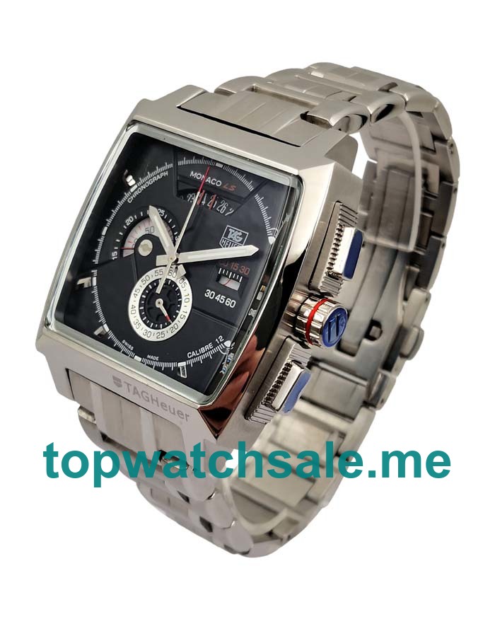 UK 40.5MM Black Dials TAG Heuer Monaco CAL2110.BA0781 Replica Watches