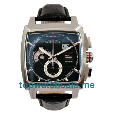 UK 40.5MM Black Dials Replica TAG Heuer Monaco CAL2110.FC6257 Watches