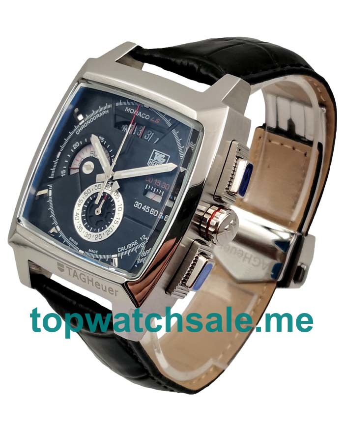UK 40.5MM Black Dials Replica TAG Heuer Monaco CAL2110.FC6257 Watches