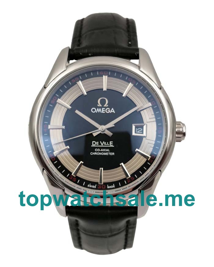 UK 41MM Black Dials Omega De Ville 431.33.41.21.01.001 Replica Watches
