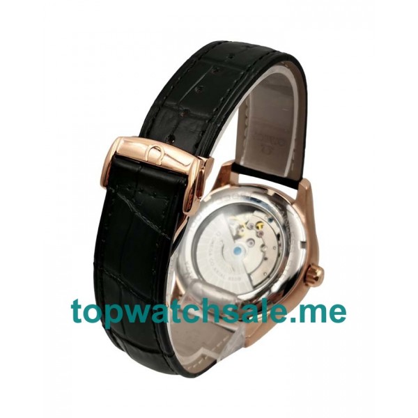 UK 41MM Black Dials Omega De Ville Hour Vision 431.53.41.21.13.001 Replica Watches