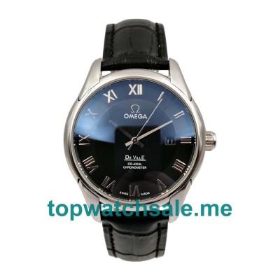 UK 41MM Black Dials Omega De Ville Hour Vision 431.13.41.21.01.001 Replica Watches