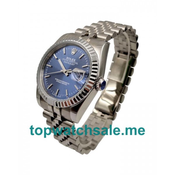 UK 36MM Blue Dials Rolex Datejust 126234 Replica Watches