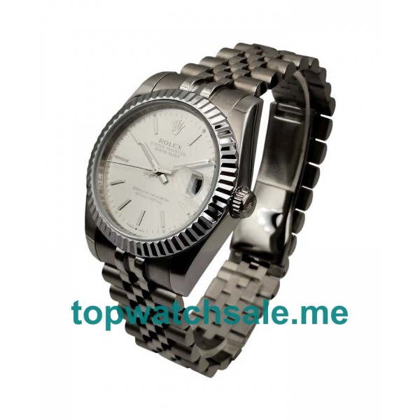 UK 36MM Steel Replica Rolex Datejust 1603 Watches
