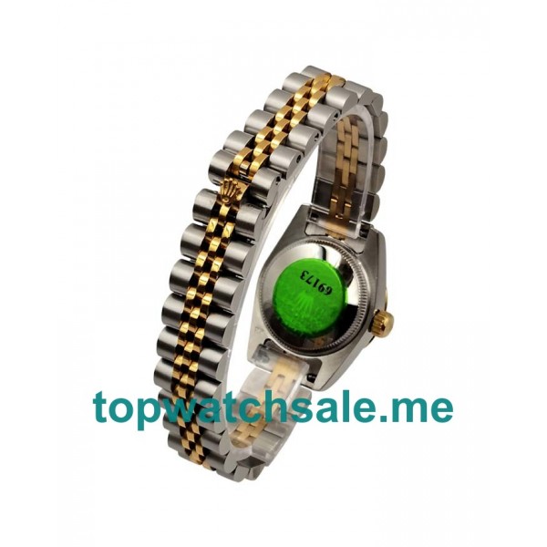UK 26MM Black Dials Rolex Lady-Datejust 179313 Replica Watches