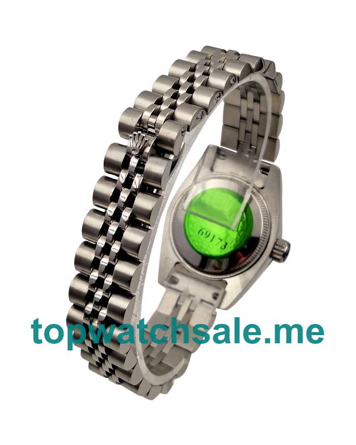 UK 26MM Black Mother Of Pearl Dials Rolex Lady-Datejust 79174 Replica Watches