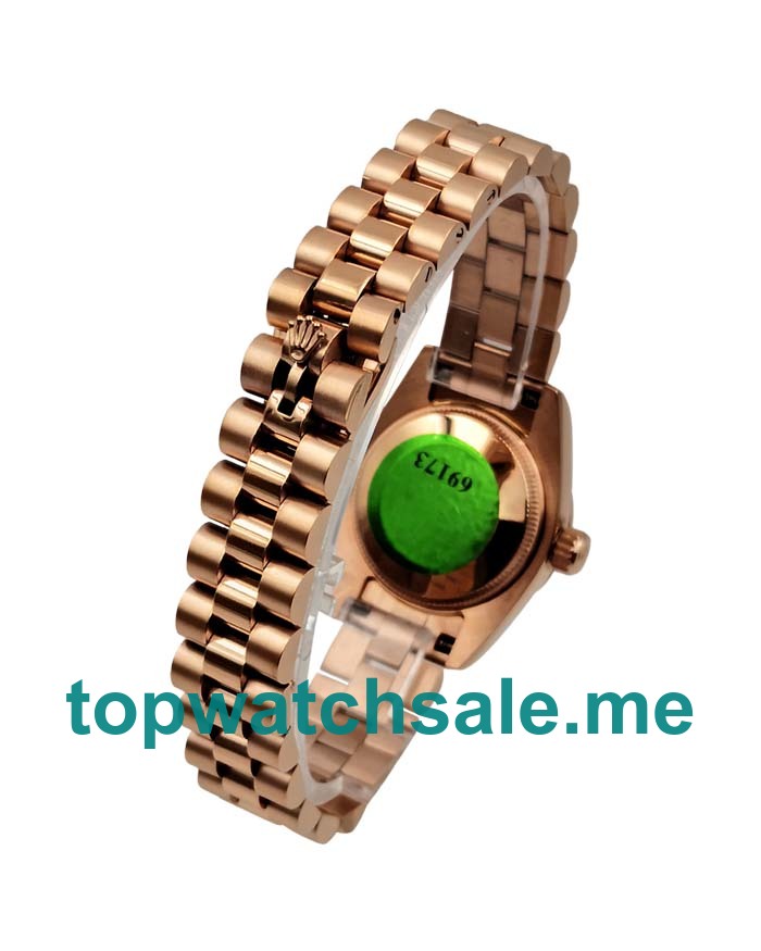 UK 26MM Replica Rolex Lady-Datejust 179175 Rose Gold Watches