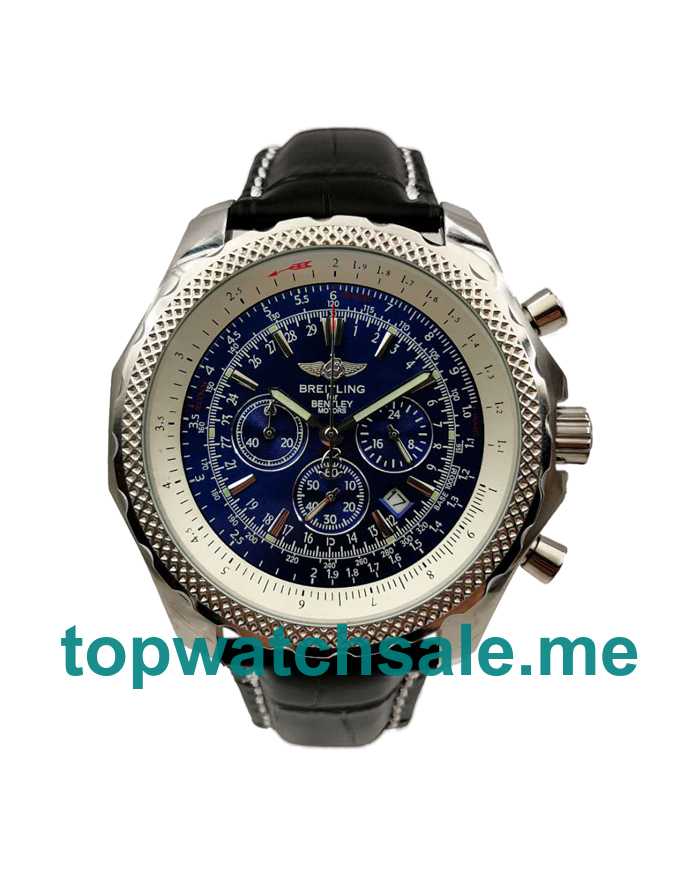 UK 48MM Replica Breitling Bentley Motors A25362 Blue Dials Watches