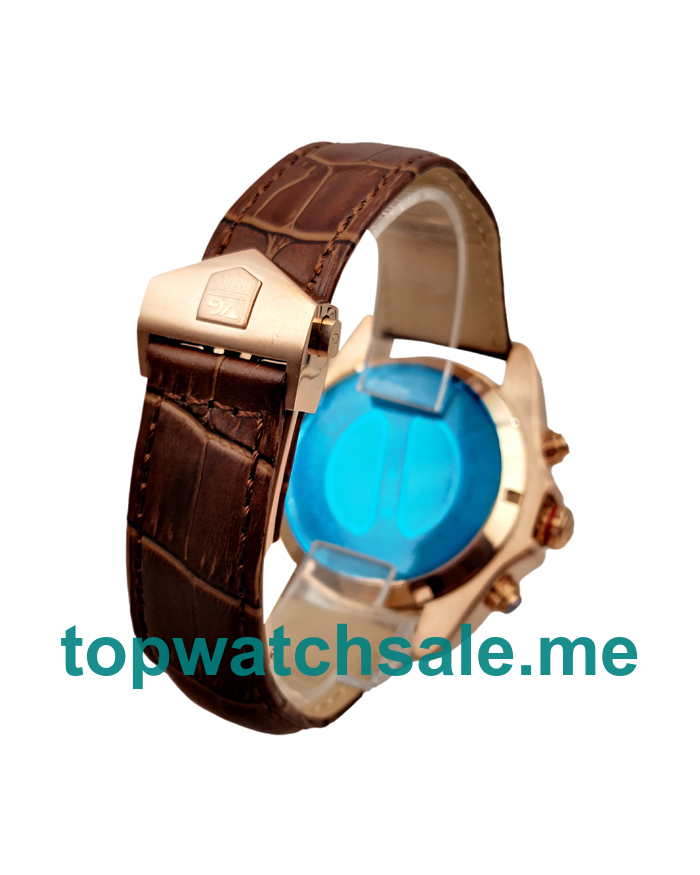 UK 44MM Red Gold Replica TAG Heuer Grand Carrera CAV514C.FC8171 Watches