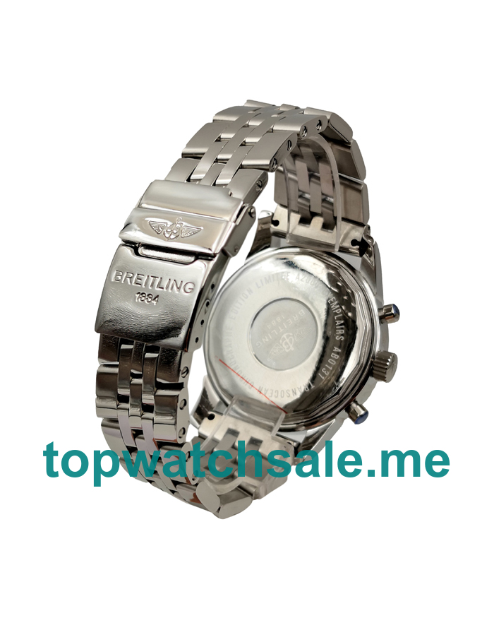 UK 45MM Blue Dials Breitling Transocean AB015212 Replica Watches