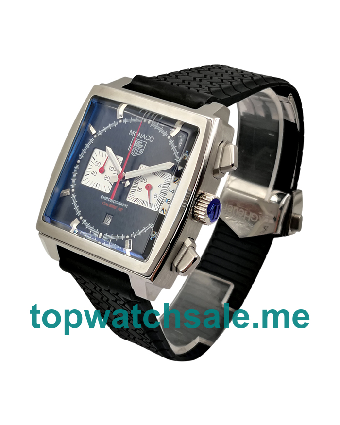 UK 39.5MM Black Dials TAG Heuer Monaco CAW2114.FT6021 Replica Watches