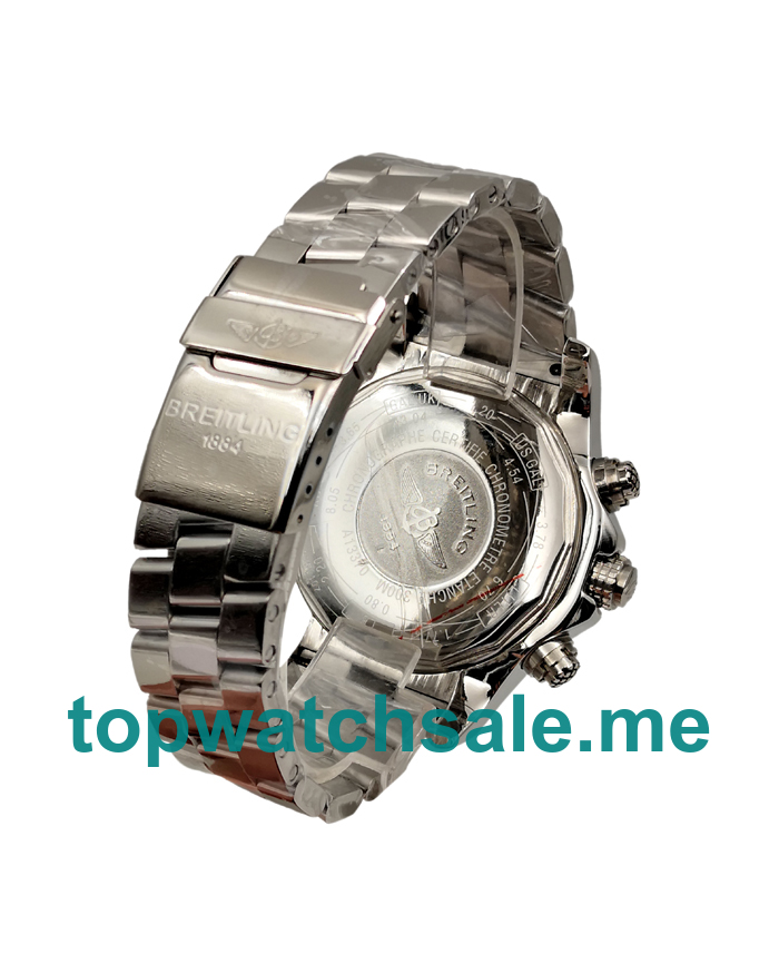 UK Best Quality Breitling Super Avenger A13370 Fake Watches With Black Dials For Men