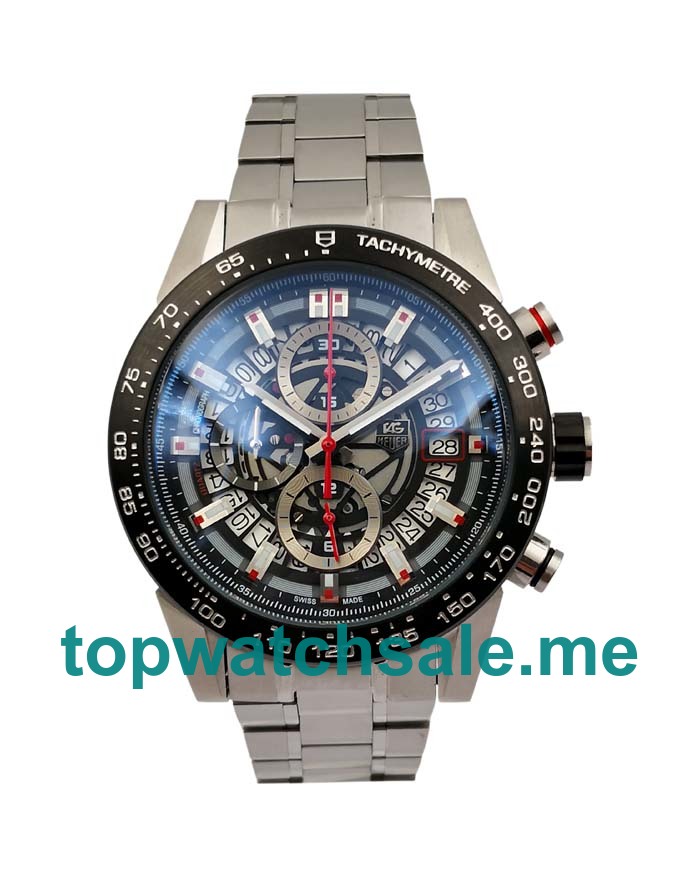 UK 46MM Skeleton Dials TAG Heuer Carrera CAR2A1W.BA0703 Replica Watches