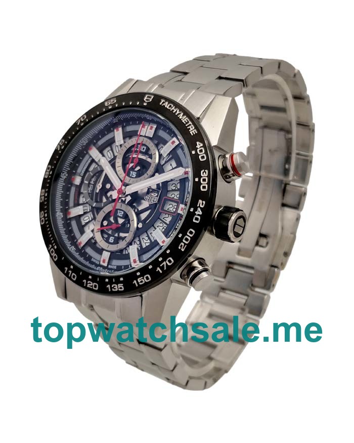 UK 46MM Skeleton Dials TAG Heuer Carrera CAR2A1W.BA0703 Replica Watches
