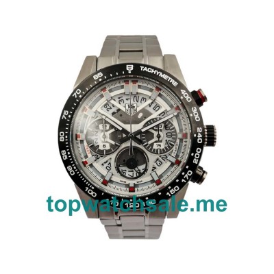 UK 46MM White Skeleton Dials TAG Heuer Carrera 171759 Replica Watches