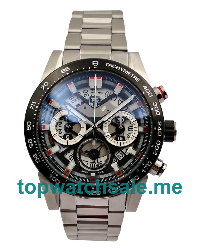 UK 46MM Black Dials Replica TAG Heuer Carrera CBG2A10.BA0654 Watches