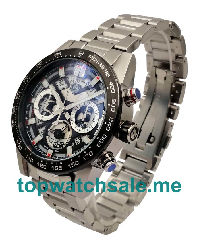 UK 46MM Black Dials Replica TAG Heuer Carrera CBG2A10.BA0654 Watches