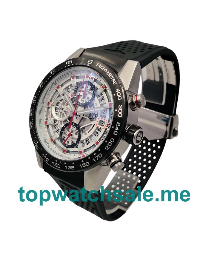 UK 46MM Skeleton Dials Replica TAG Heuer Carrera CAR201V.FT6046 Watches