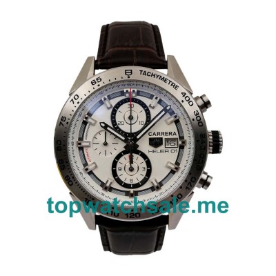 UK 45MM White Dials TAG Heuer Carrera CAR208Z.FT6046 Replica Watches