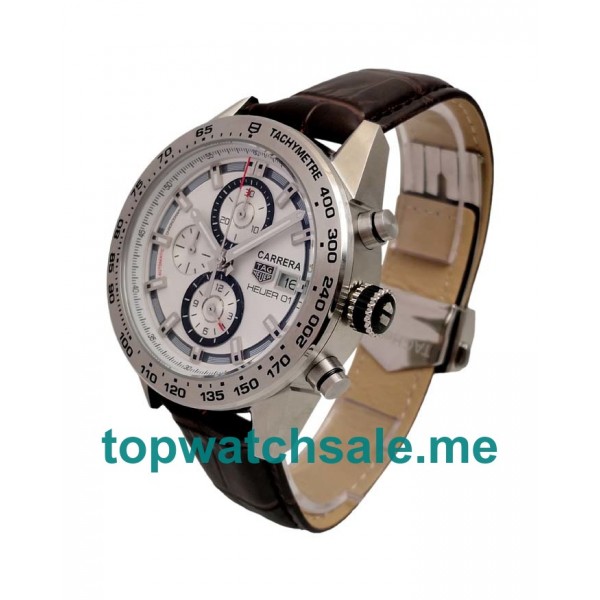 UK 45MM White Dials TAG Heuer Carrera CAR208Z.FT6046 Replica Watches