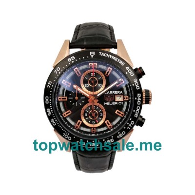 UK 46MM Black Bezels TAG Heuer Carrera CAR2A5A.FT6044 Replica Watches