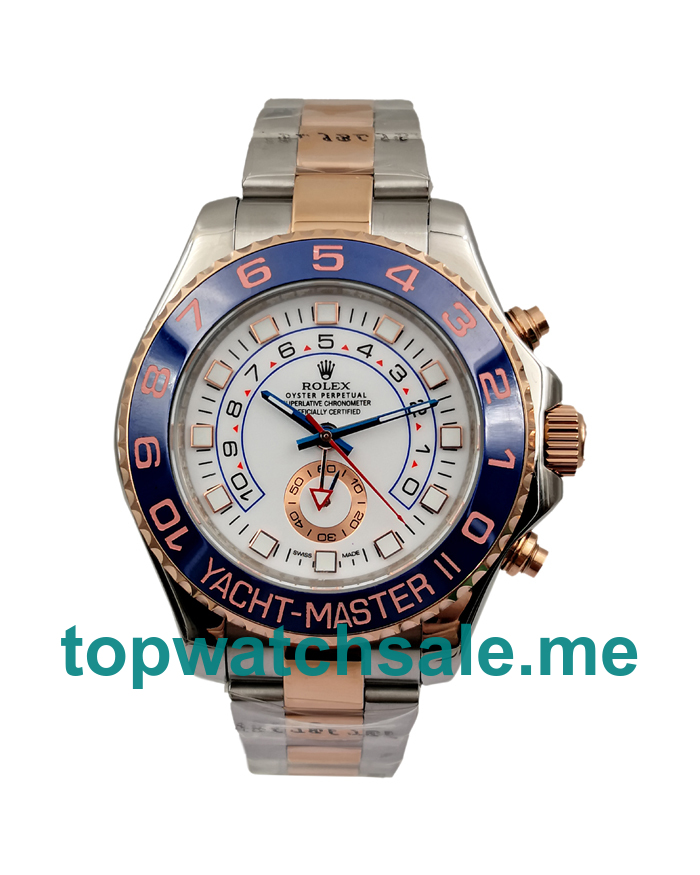 UK 44MM White Dials Replica Rolex Yacht-Master II 116681 Watches UK 44MM White Dials Replica Rolex Yacht-Master II 116681 Watches