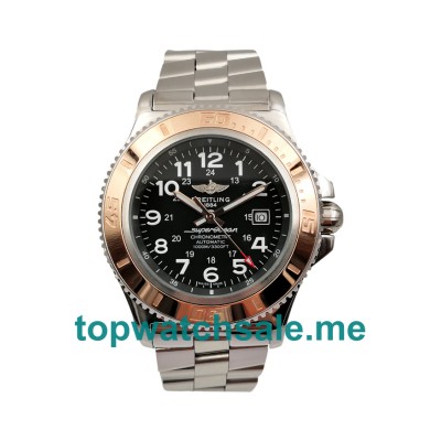 UK AAA Quality Breitling Superocean A17392 Replica Watches With Black Dials For Sale