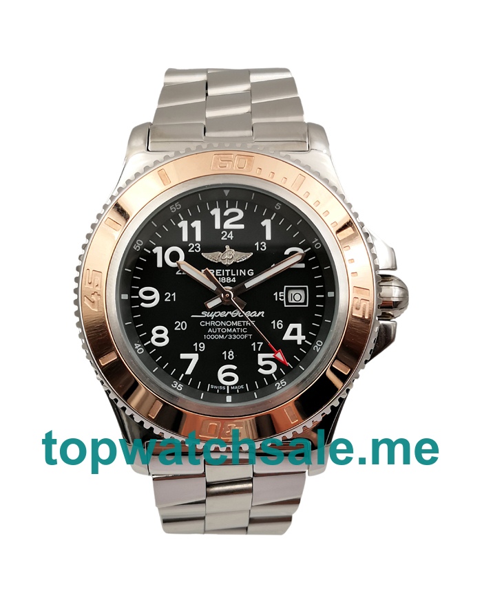 UK AAA Quality Breitling Superocean A17392 Replica Watches With Black Dials For Sale UK AAA Quality Breitling Superocean A17392 Replica Watches With Black Dials For Sale
