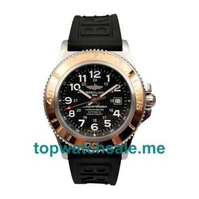 UK 44MM Black Dials Breitling Superocean A17392 Replica Watches