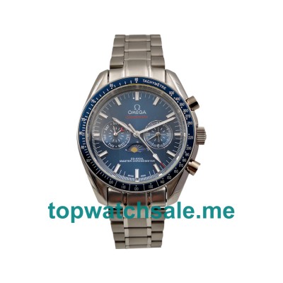 UK 40MM Blue Dials Omega Speedmaster Replica Moonwatches 304.33.44.52.03.001